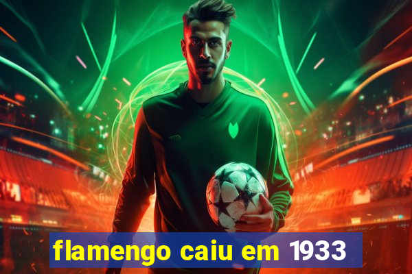 flamengo caiu em 1933